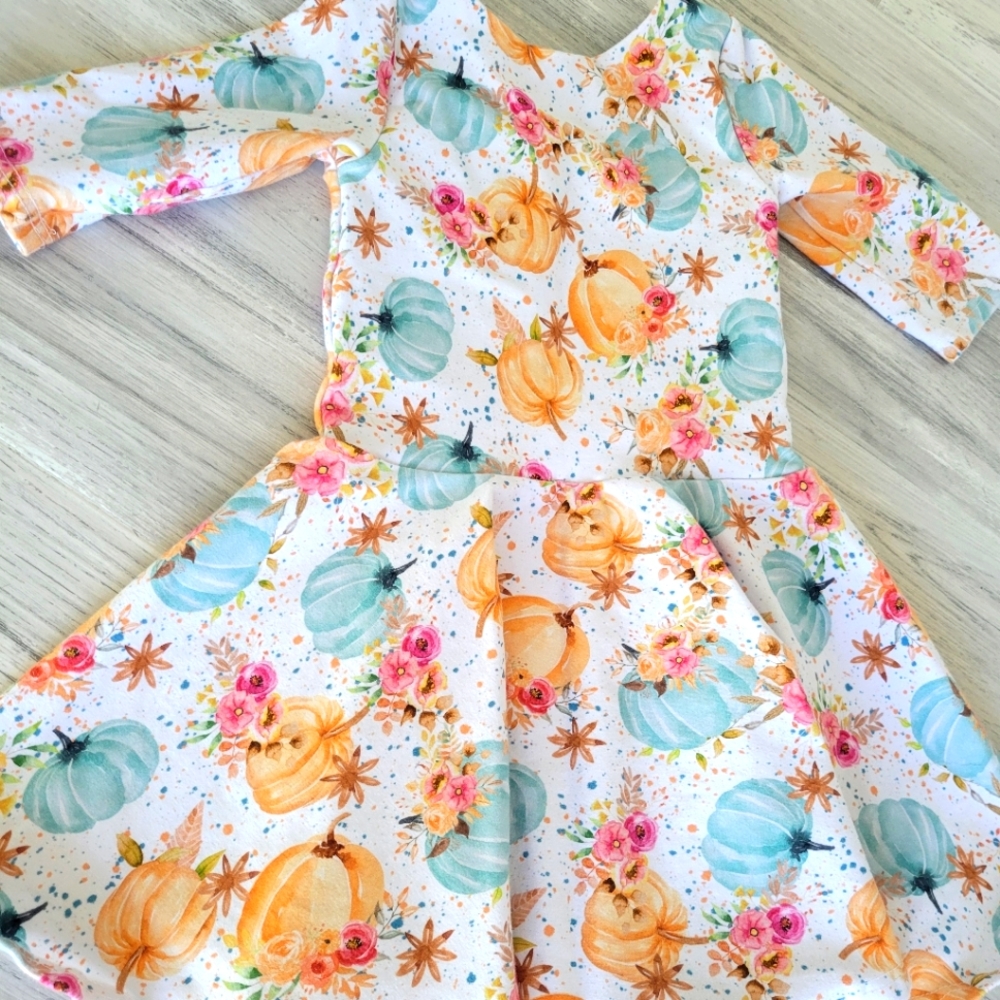 2t Halloween/Thanksgiving dress EUC